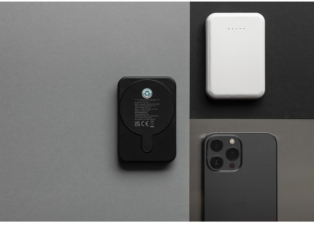 Magnetyczny bezprzewodowy power bank 5000 mAh, 5W Stellar 1