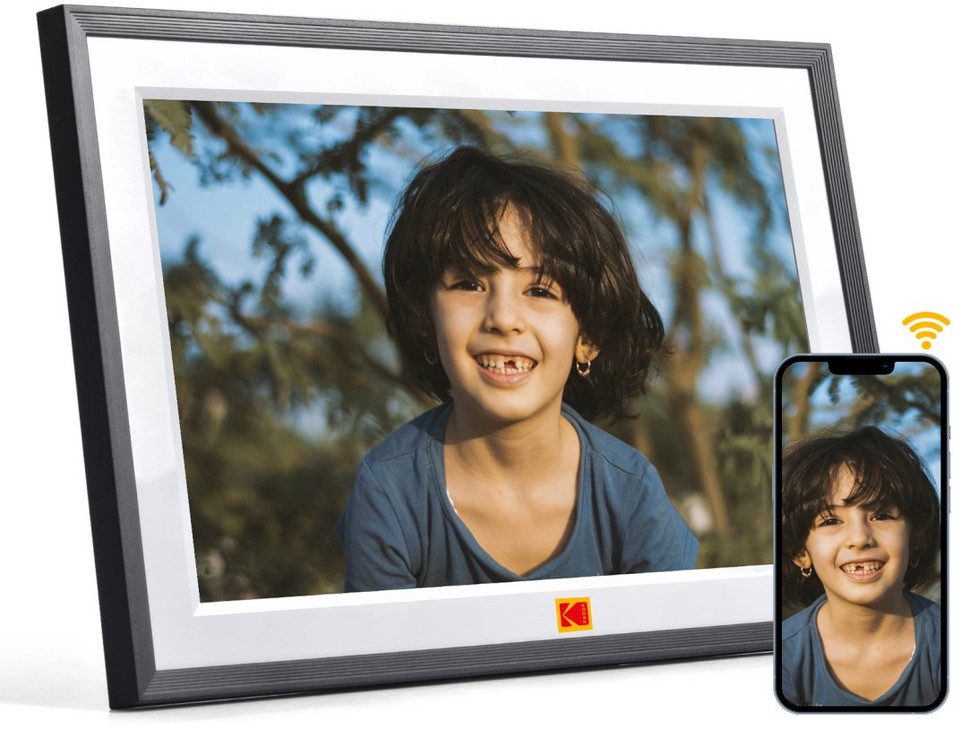 Kodak RCF-1018 cyfrowa ramka na zdjęcia Czarny 25,6 cm (10.1") Ekran dotykowy Wi-Fi 1