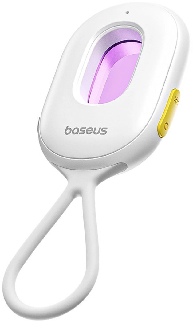 Wykrywacz ukrytych kamer Baseus Heyo Series II z alarmem i mini latarką + kabel Baseus Simple USB-A - USB-C - biały 1