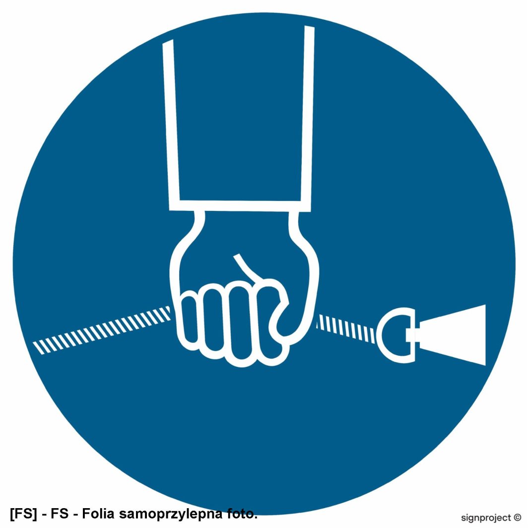 GK010 -  W celu zatrzymania maszyny pociągnąć za linkę 500x500