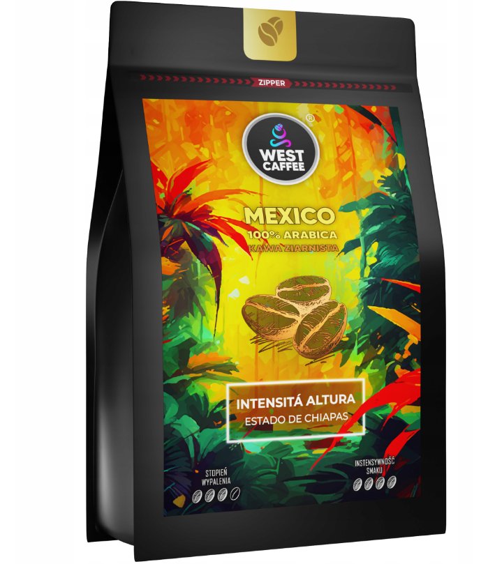 KAWA ZIARNISTA Meksyk 250g 100%Arabica - Intensita Altura - ŚWIEŻO WYPALONA 1