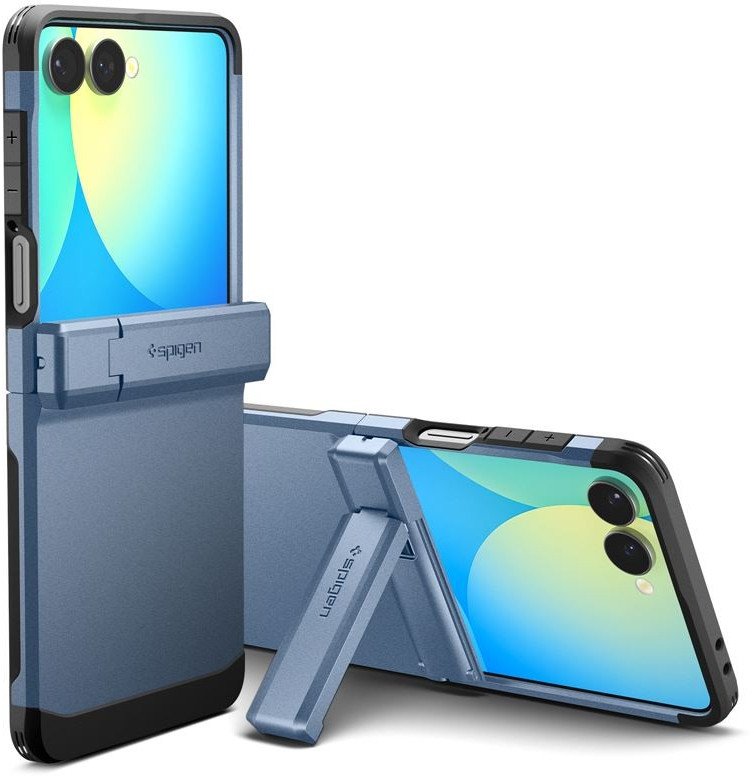 Etui Spigen Tough Armor Pro MagSafe do Samsung Galaxy Z Flip 7, niebieskie 1