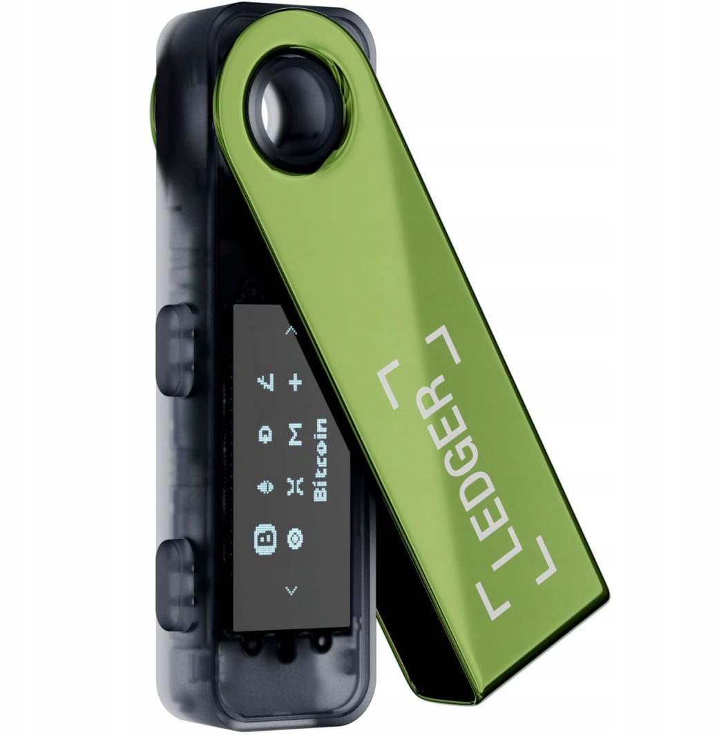 Ledger Nano S Plus Oxidate Green Crypto Hardware Wallet 1