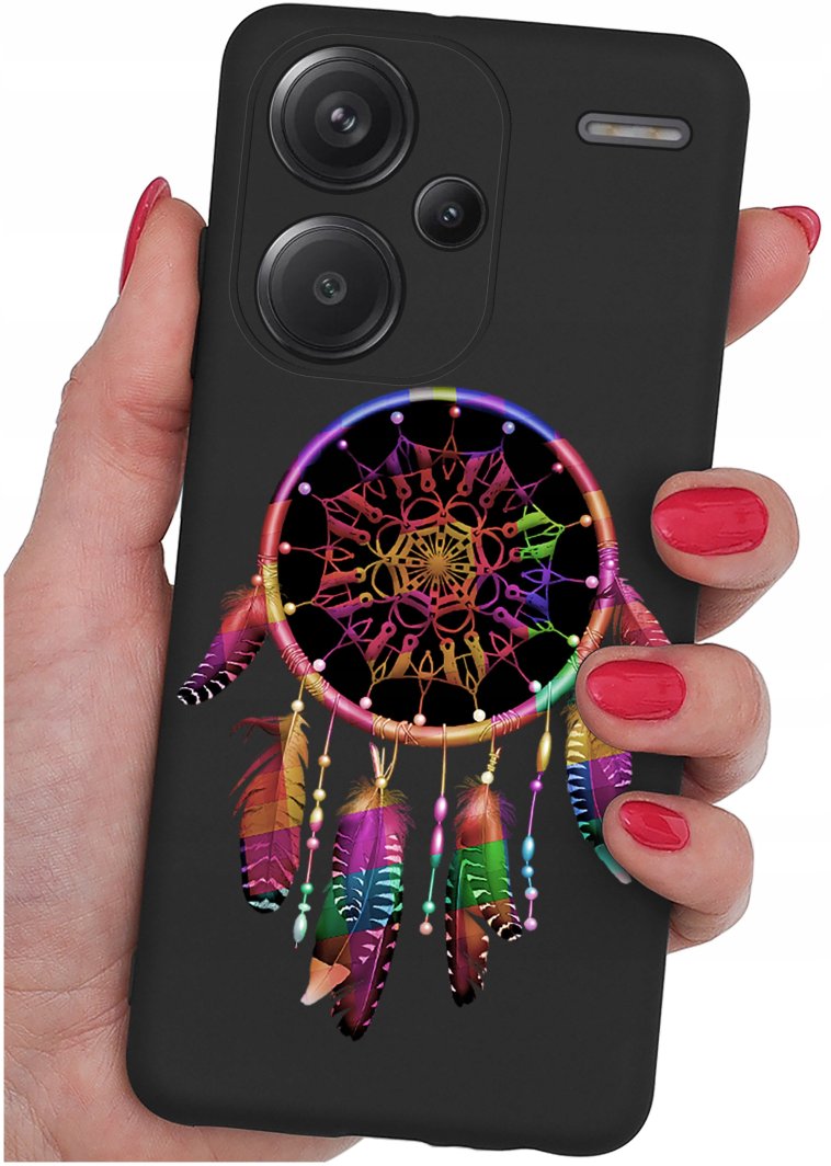 Etui do Xiaomi Redmi Note 13 Pro+ Plus CASE WZORY SOFT MATT PLECKI