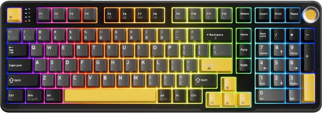Klawiatura Marvo Titan 98 Wireless Marvo Banana Crystal (KG986W) 1