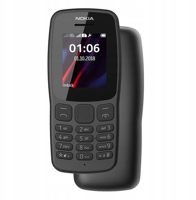 TELEFON GSM NOKIA 106 CZARNY 1