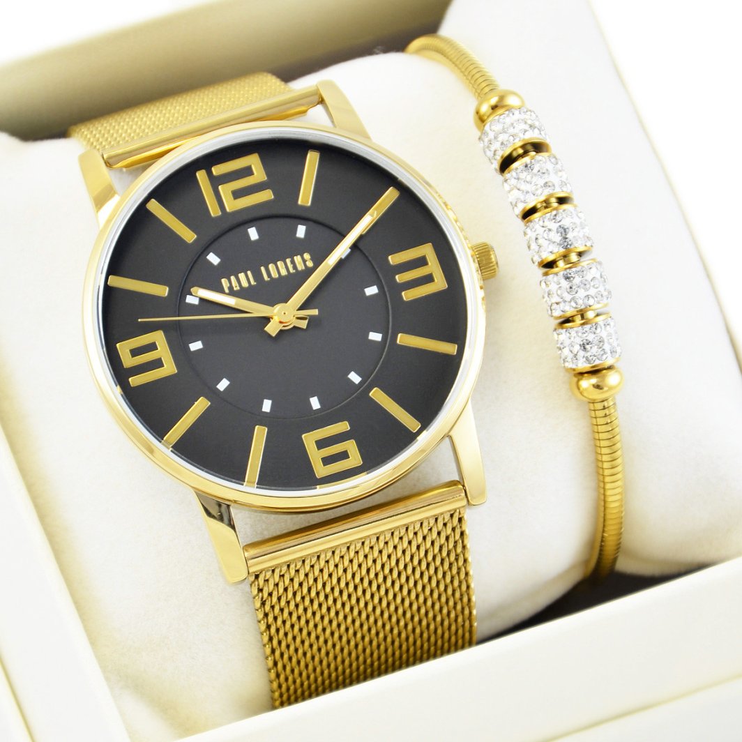 Zestaw damski zegarek DEBBY Paul Lorens 1D1 + bransoletka