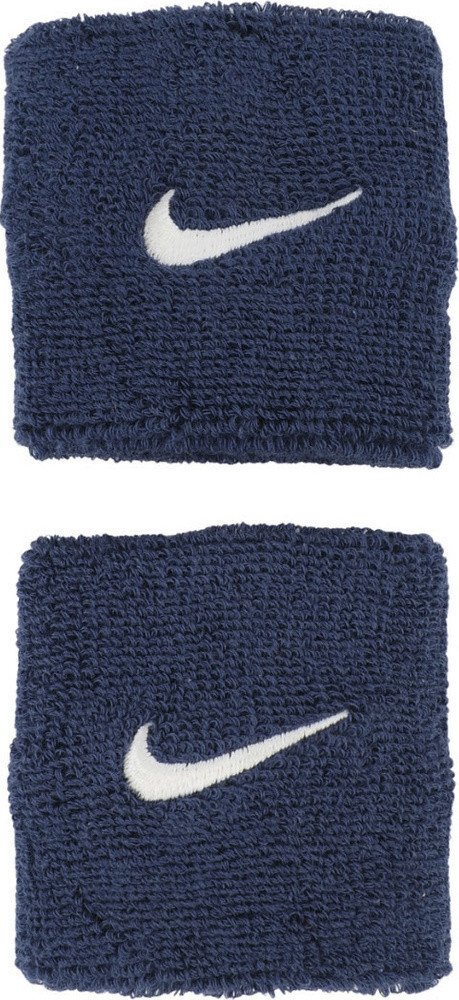 Frotki na rękę Nike Swoosh Wristbands 2 szt. granatowe N1012405463OS 1