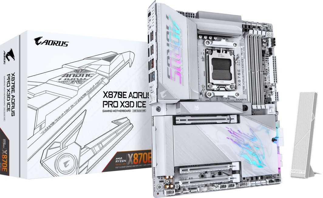 Płyta główna Gigabyte X870E AORUS PRO X3D ICE 1