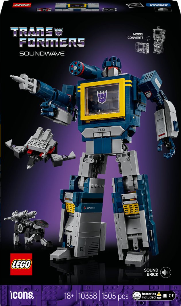 LEGO Icons Transformers: Soundwave (10358) 1