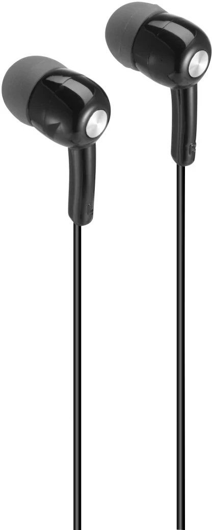 SŁUCHAWKI DOKANAŁOWE “GLOSS II“ CZARNE 1