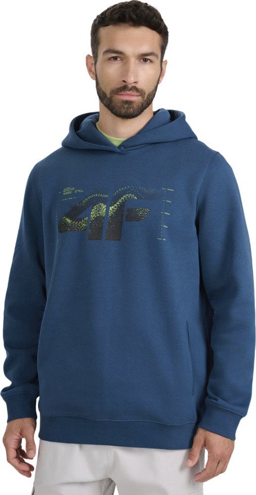 Bluza męska 4F M1904 niebieska 4FWAW25TSWSM1904 46S XL 1