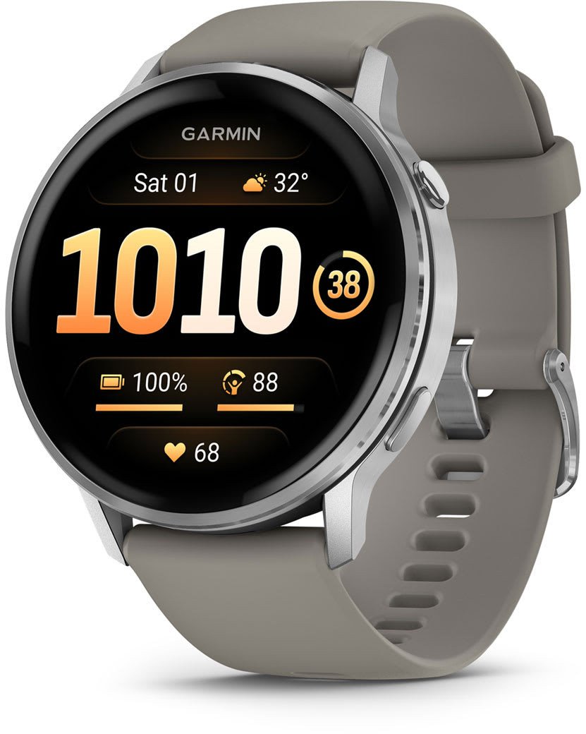 Garmin Venu 4 Smartwatch 45mm schwarz/silber 1