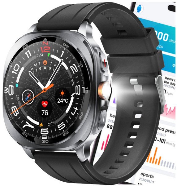 SMARTWATCH ZEGAREK WATCH MENU PL DAMSKI MĘSKI ROZMOWY SPORT POLSKIE PULS TS400 1
