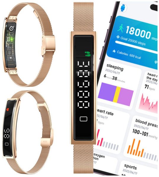 SMARTWATCH WATCH ZEGAREK SPORTOWY SMARTBAND WODOODPORNY PULSOMETR SPORT ANDROID IOS B3 1