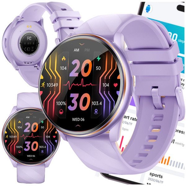 SMARTWATCH WATCH ZEGAREK SPORTOWY SMARTBAND WODOODPORNY PULSOMETR SPORT KT77 1