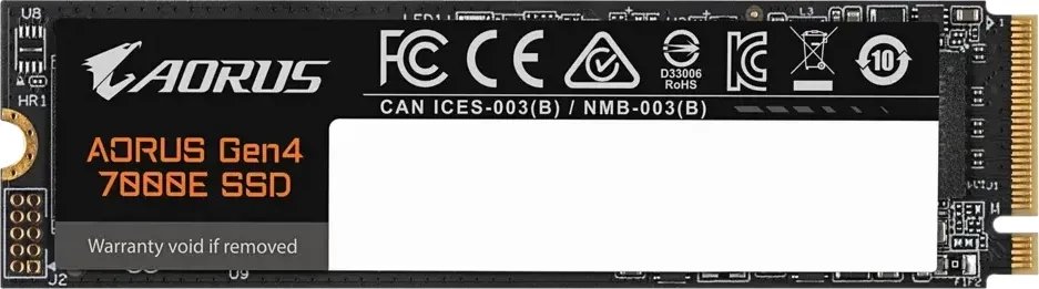 Dysk SSD Gigabyte AORUS Gen4 7000E 1TB M.2 2280 PCI-E x4 Gen4 NVMe (AG470E1TB) 1