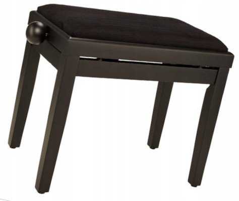 Thomann KB-15BM Piano Bench Velor, Black 1