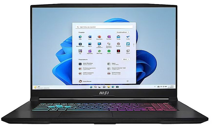 MSI Katana A17 AI B8VF-1004XPL - Ryzen 7 8845HS | 17.3" | 16GB | 1TB | Win11 | RTX 4060 1