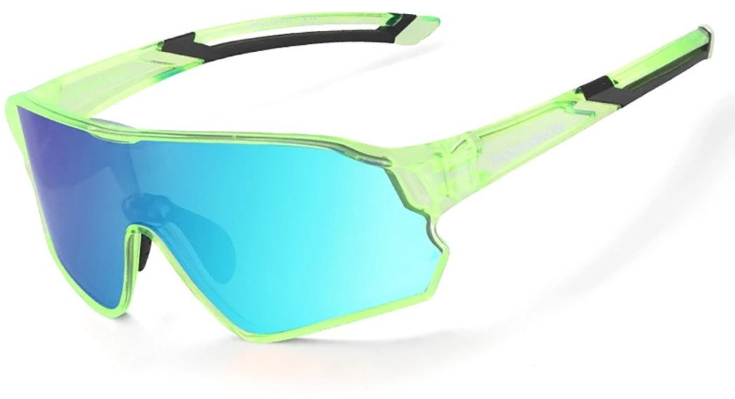 Okulary rowerowe Rockbros 14110009006 polaryzacyjne dla dzieci 8-14 lat - jasnozielone 1