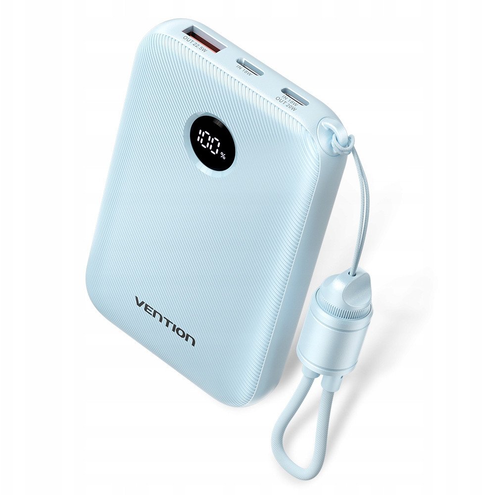 Powerbank Vention Nie 10000mAh Niebieski 1