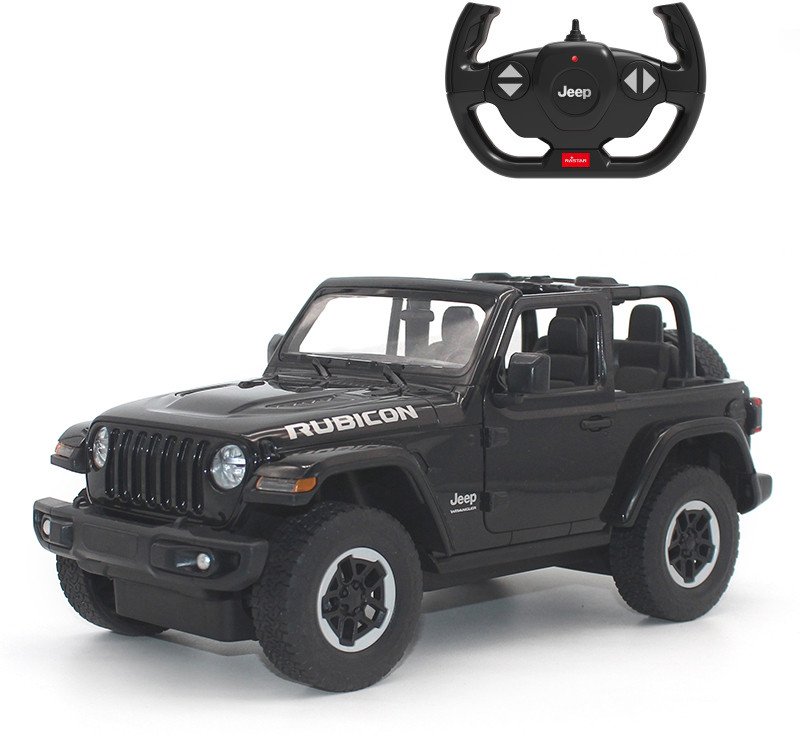 Jeep Wrangler JL R/C skala 1:14 Rastar 79400 samochód sterowany czarny 1
