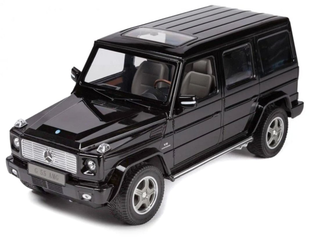 Mercedes-Benz G55 skala 1:24 Rastar 30500 samochód sterowany czarny 1