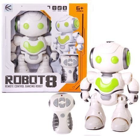 Interaktywny robot z funkcjami dźwiękowymi, ruchowymi i świetlnymi 1