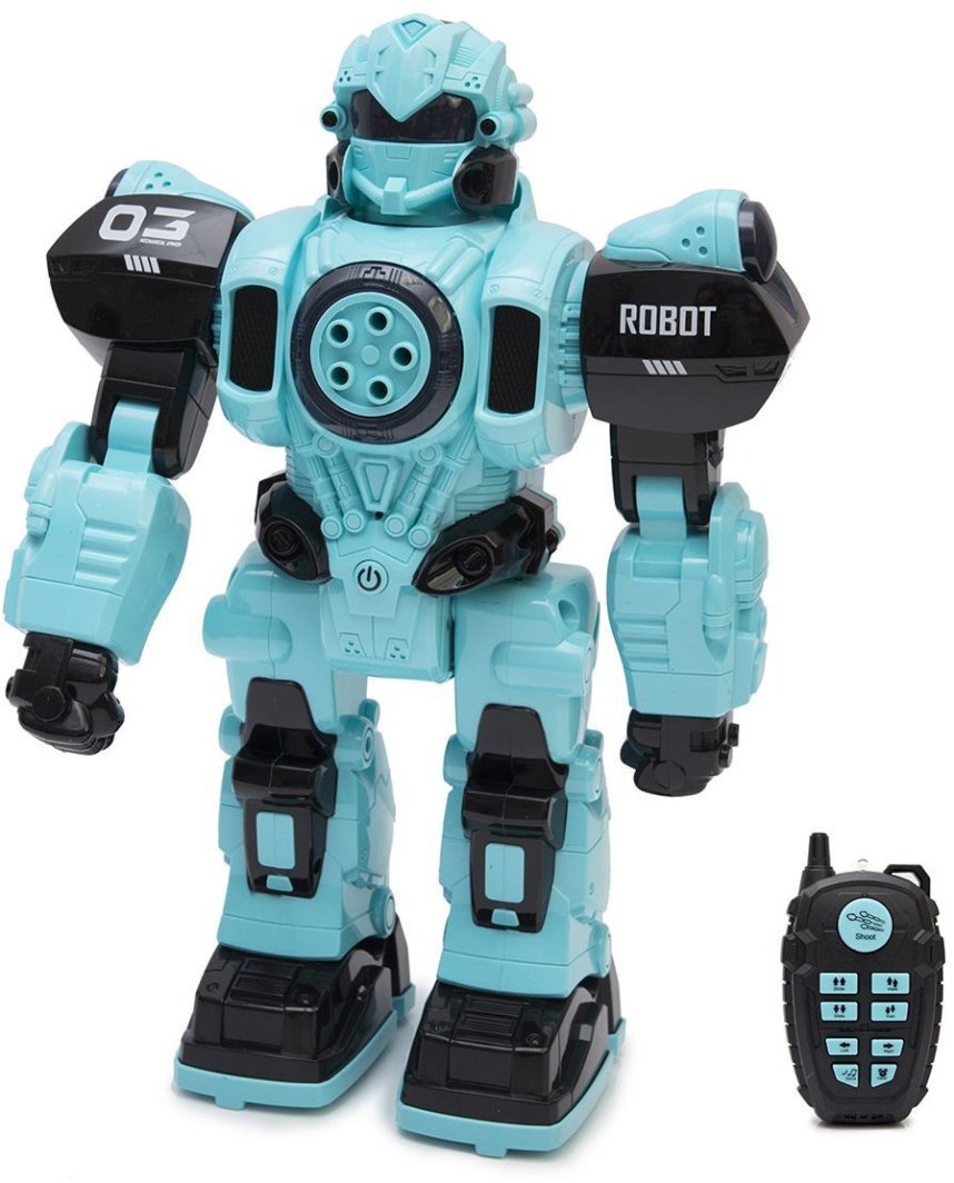 ROBOT WIELOFUNKCYJNY STEROWANY PILOTEM - FUNKCJE DŹWIĘKOWE, RUCHOWE I ŚWIETLNE 1