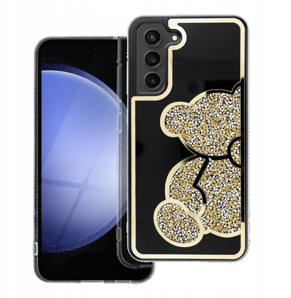 Futerał TEDDY BEAR do SAMSUNG A17 złoty 1