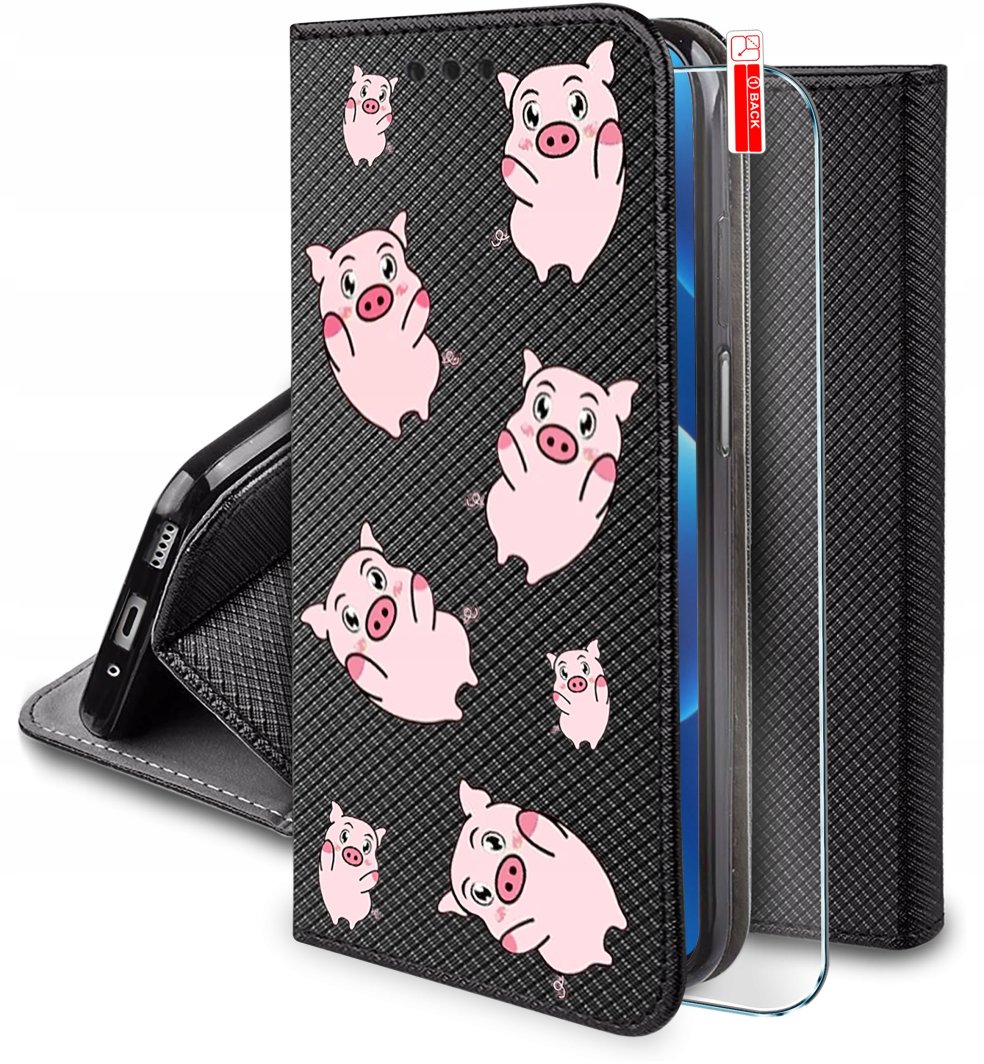 Etui do Xiaomi Redmi A5 MAGNET WZORY CASE + SZKŁO 9H 1