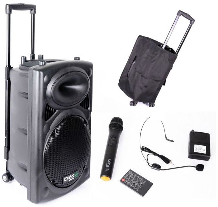 Kolumna mobilna Ibiza PORT12VHF-BT one size 1