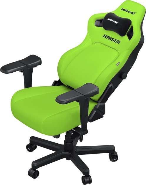 Fotel gamingowy Anda Seat Kaiser 4 Size XL Cyber green PVC 1