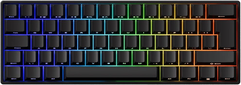 Klawiatura Magnetyczna MonsGeek Fun60 Pro - Black Side Printing - Wired - ISO 1
