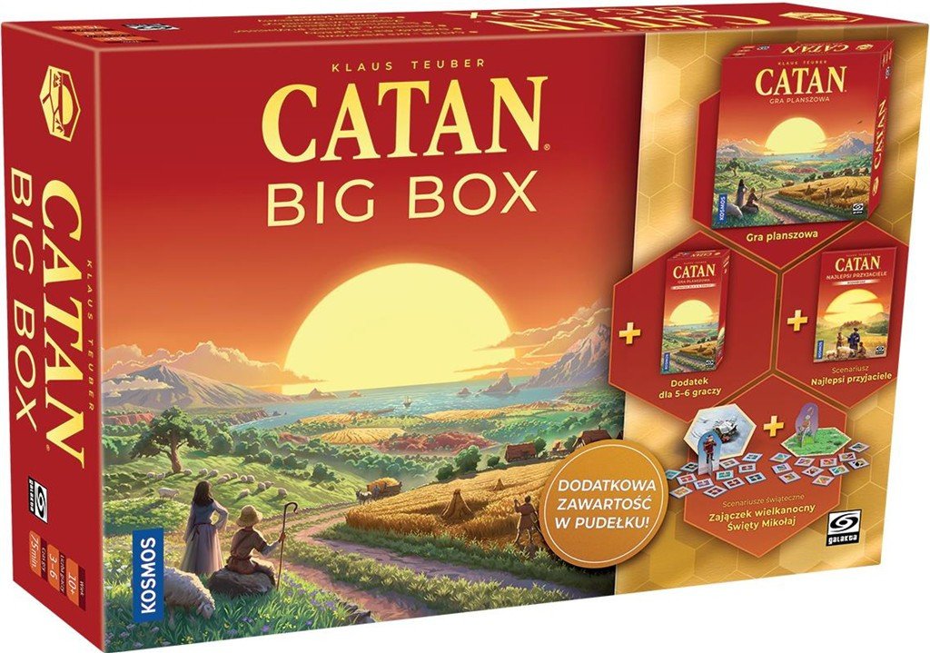 Galakta Gra planszowa z dodatkami Catan: Big Box 1