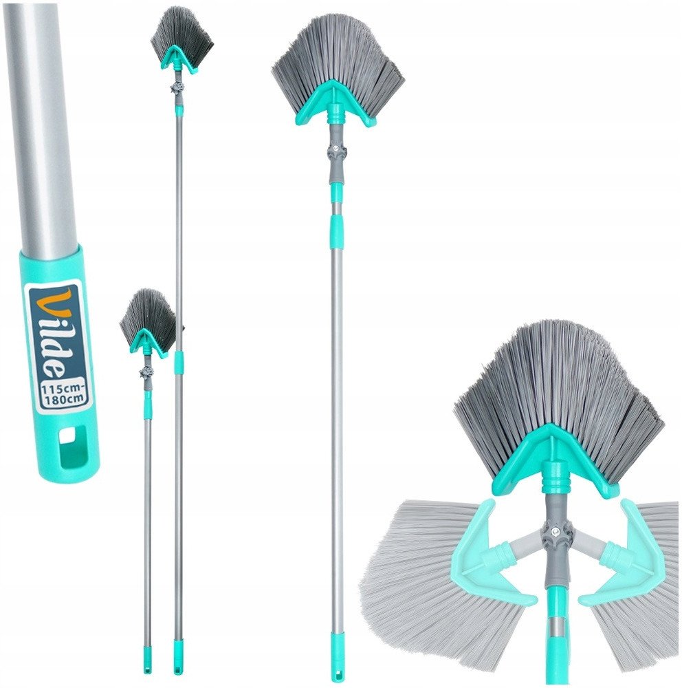 Miotła teleskopowa do kurzu i pajęczyn trójkątna 115-180 cm 1