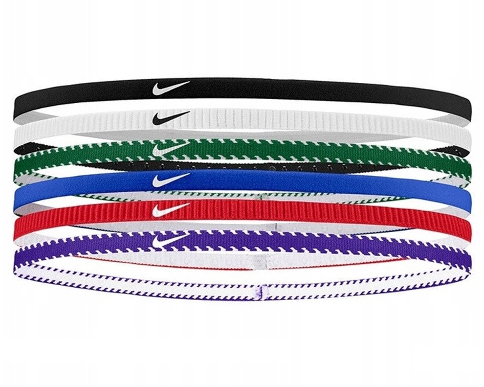 OPASKI SPORTOWE NA WŁOSY NIKE FLEX N.101.1925.475.OS ZESTAW 6 SZTUK 1