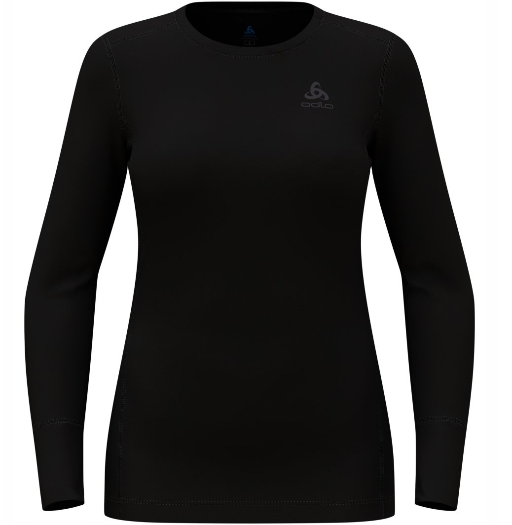 Koszulka damska Odlo BL TOP crew neck l/s MERINO 260 roz. M Czarna 1