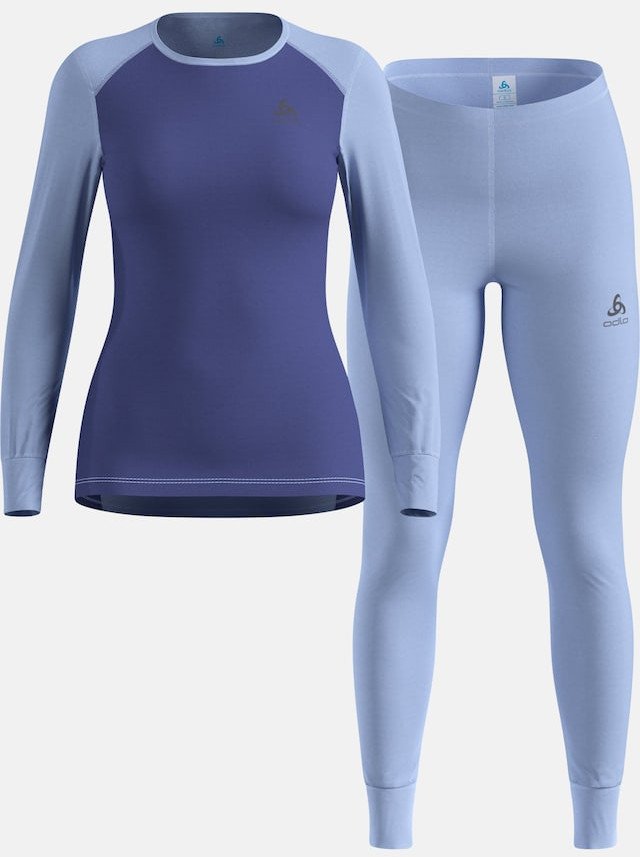 Bielizna termoaktywna - zestaw Odlo Set ACTIVE WARM Special Set roz. S Granatowa 1