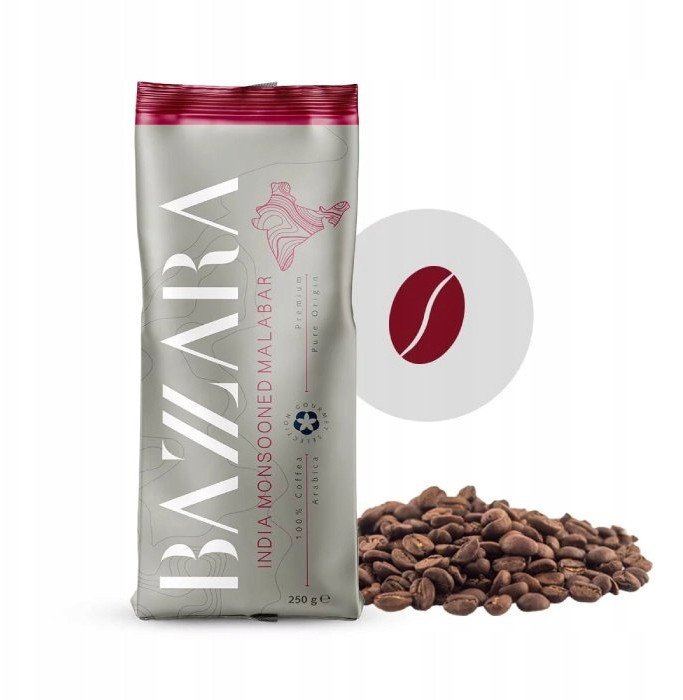 Kawa ziarnista Bazzara ESPRESSO INDIA MONSOONED MALABAR 250g