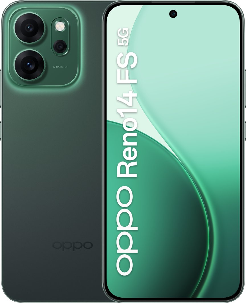 Oppo Reno14 FS 5G Dual Sim 12GB RAM 512GB - Luminous Green 1
