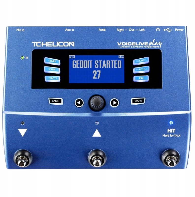 TC-Helicon VoiceLive Play efekt wokalny looper harmonizer USB 1