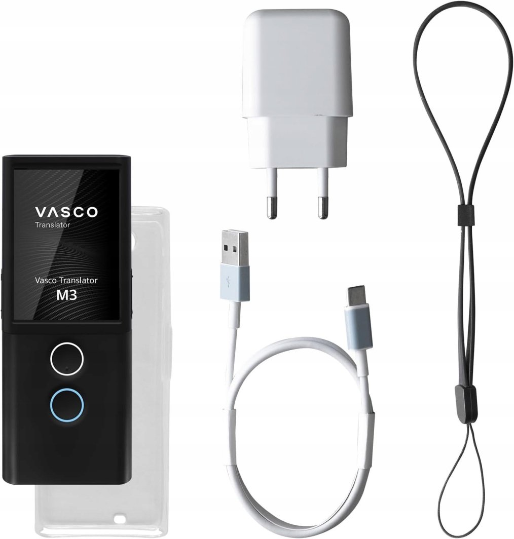Vasco Translator M3 tłumacz głosowy 70+ języków czarny 1