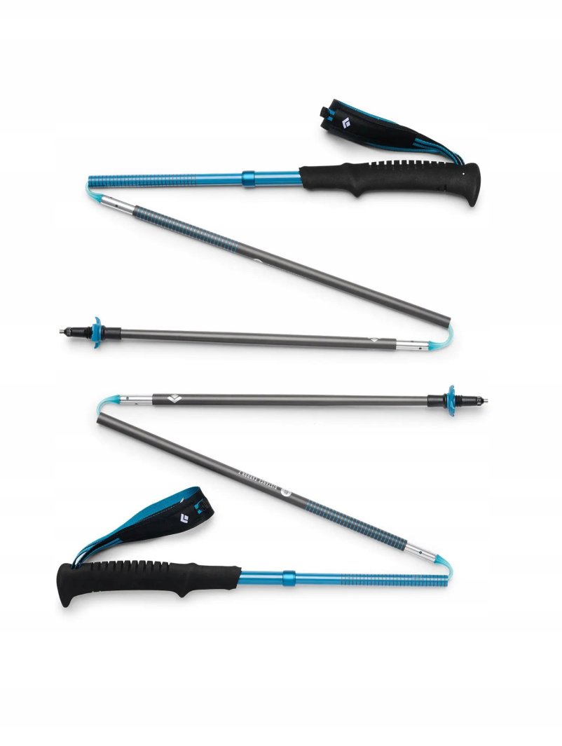 Kije Trekkingowe Diamond Black Distance Carbon Z  125cm - Desert Sky 1