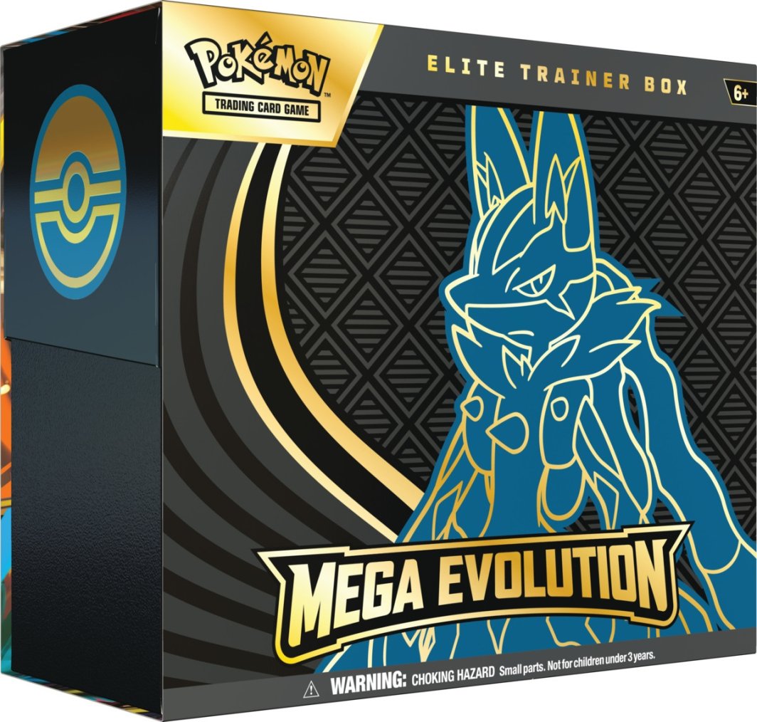 Pokemon Mega Evolutions Elite Trainer Box Kerailykorttisetti 1
