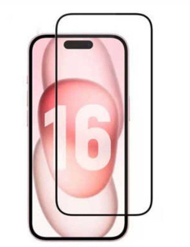 Mocco Full Face / Full Glue Tempered Glass Full Coveraged with Frame Apple iPhone 16 1