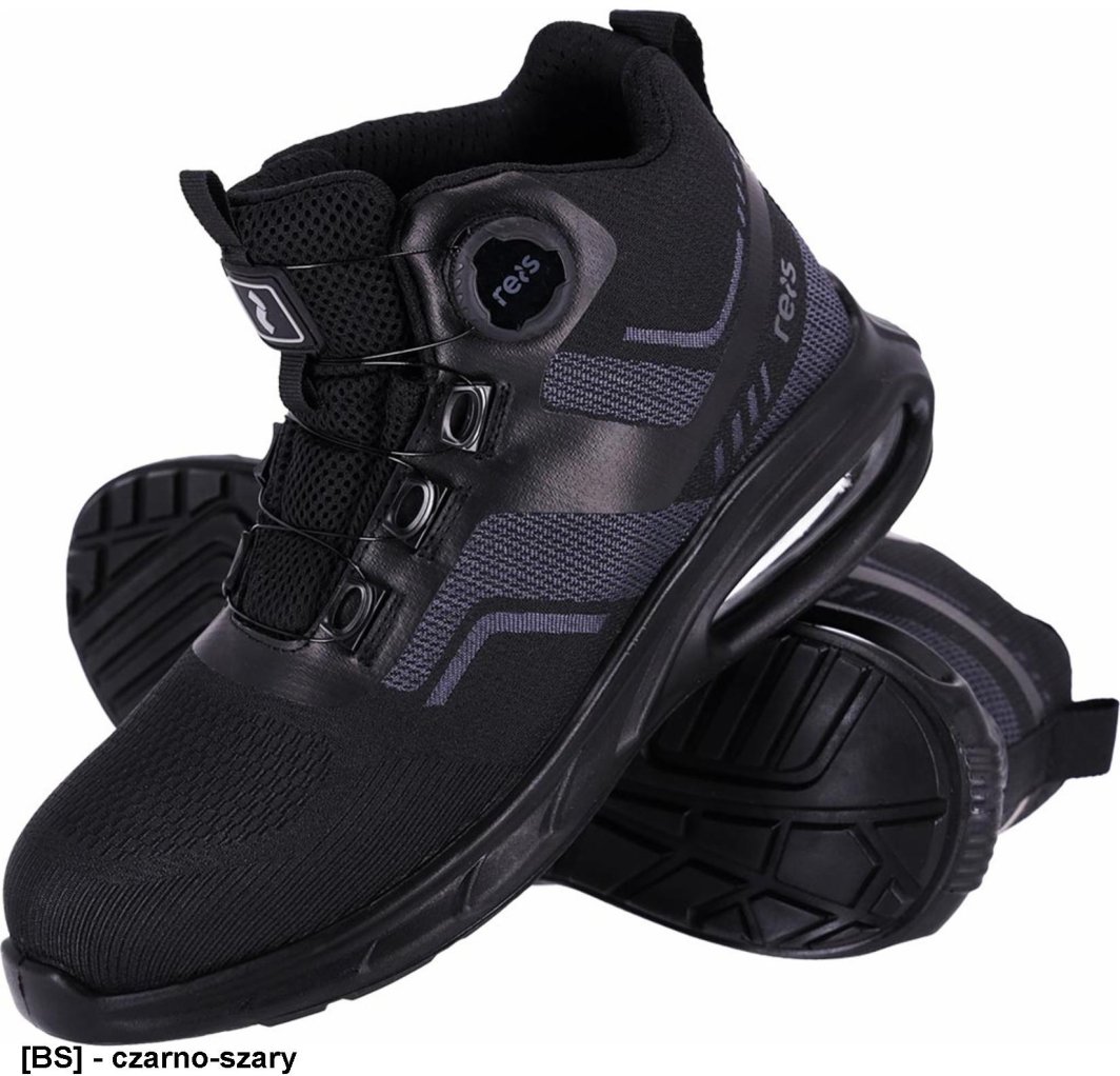 Trzewik but bezpieczny podnosek dziany materiał tekstylny żywica termoutwardzalna podeszwa antypoślizgowa wkładka antyprzebiciowa męskie BRWING-T S1PL SR FO 46 1