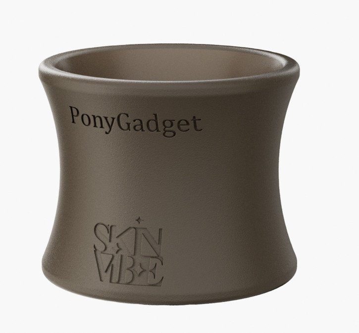 SkinVibe PonyGadget - Guma do włosów, brązowa (SV-004BR) 1