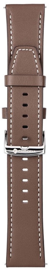 ForCell Pasek do Samsung Galaxy Watch F-Design FS21 dziurki skóra 22 mm brązowy