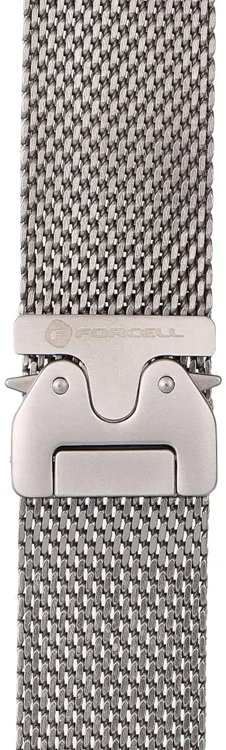 Pasek do Apple Watch Forcell F-Design FA11 zatrzask stal 38 / 40 / 41 mm srebrny